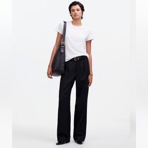 Madewell Black Straight Leg Pants